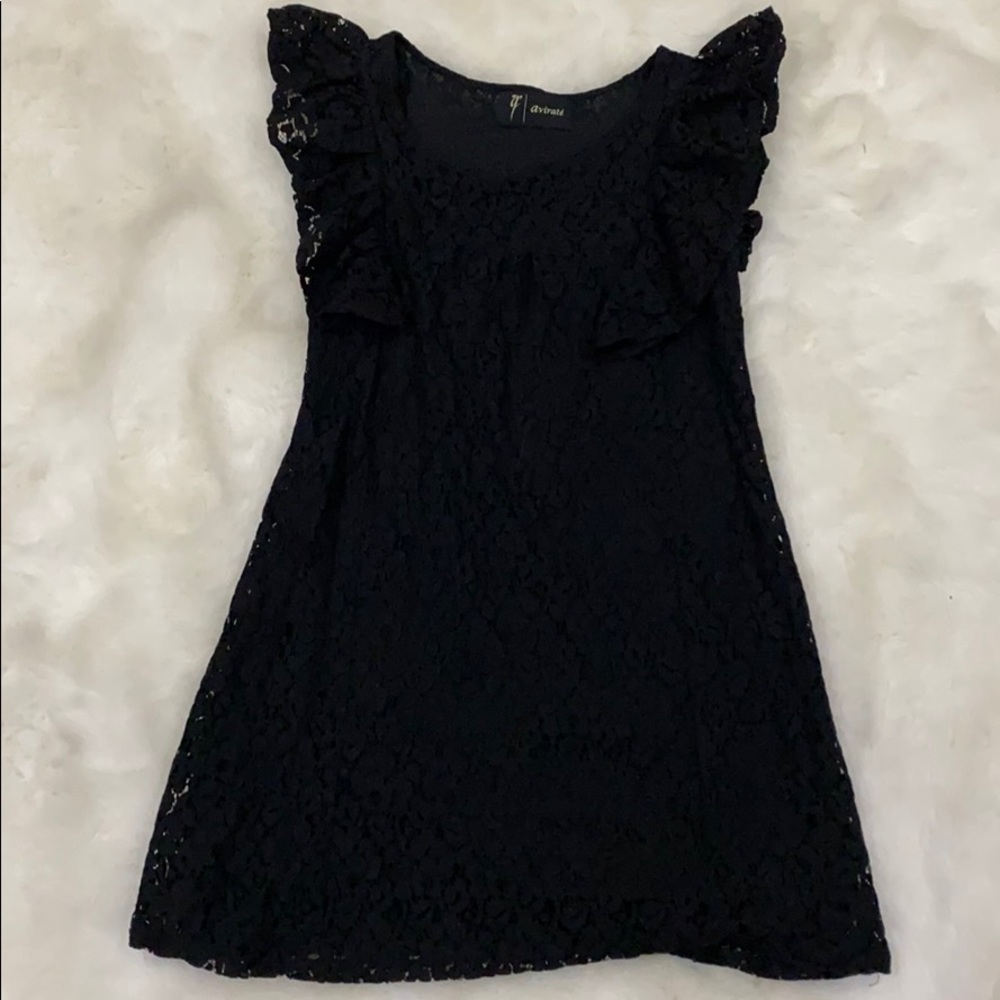 lace black dress